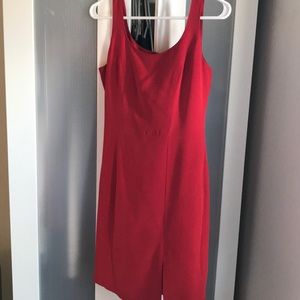 Hugo Boss 100% silk red dress size 6 size S